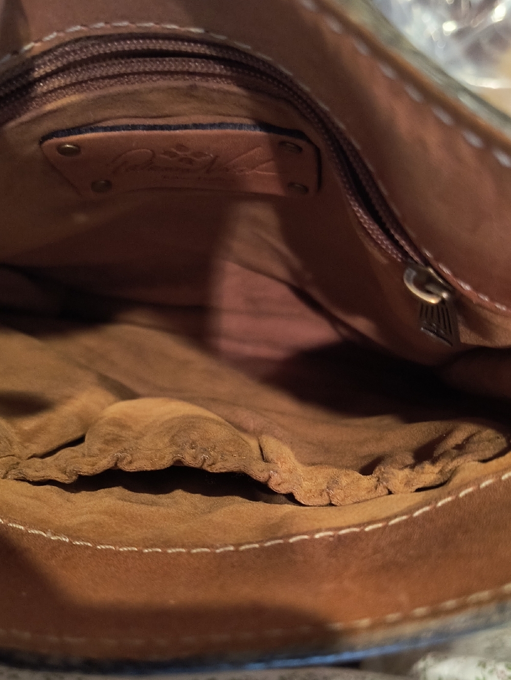 Patricia Nash Leather Crossbody Bag with Map Print Womans - Picture 5 of 5